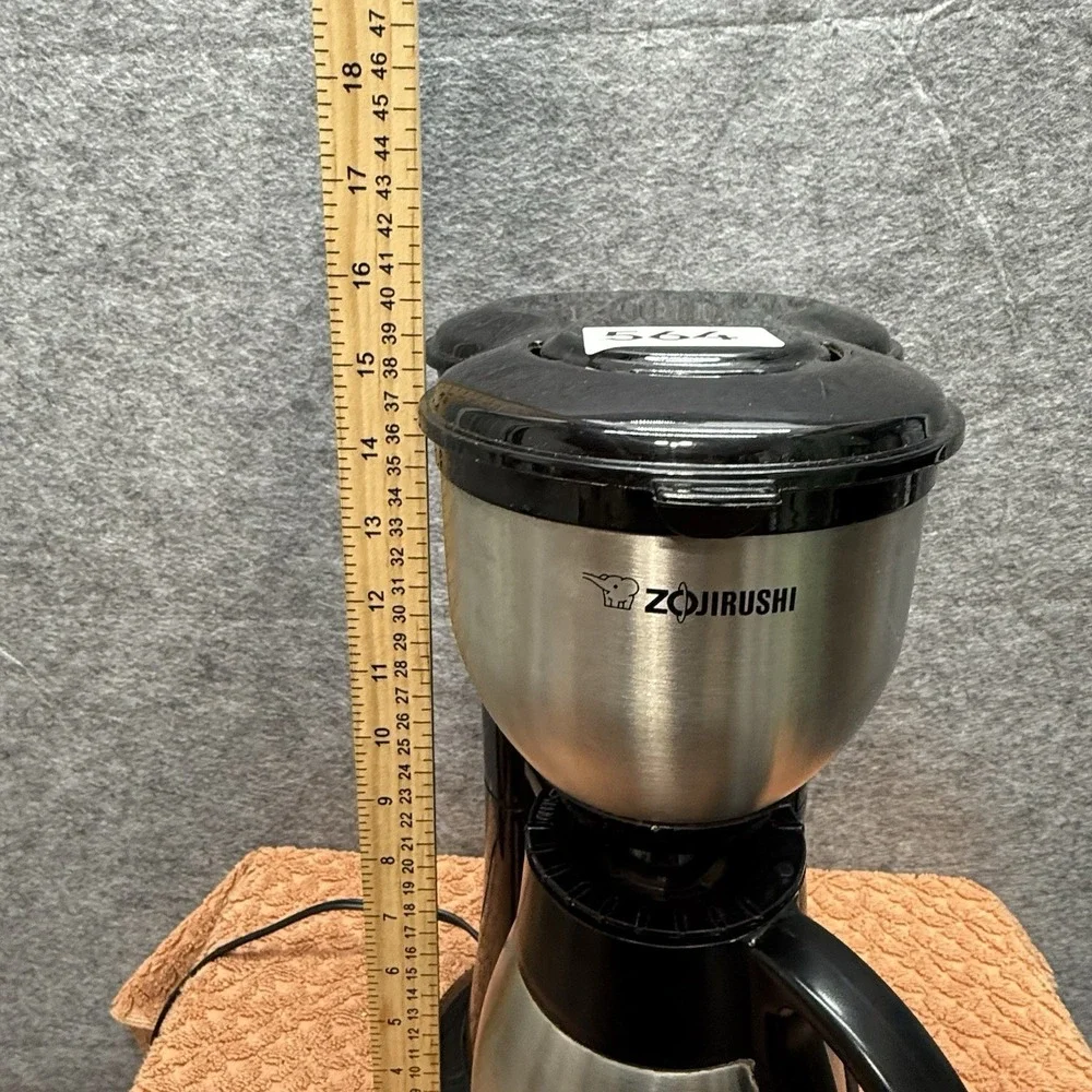 Zojirushi Coffee Maker 10-Cup Thermal Carafe Stainless Steel Black EC-BD15